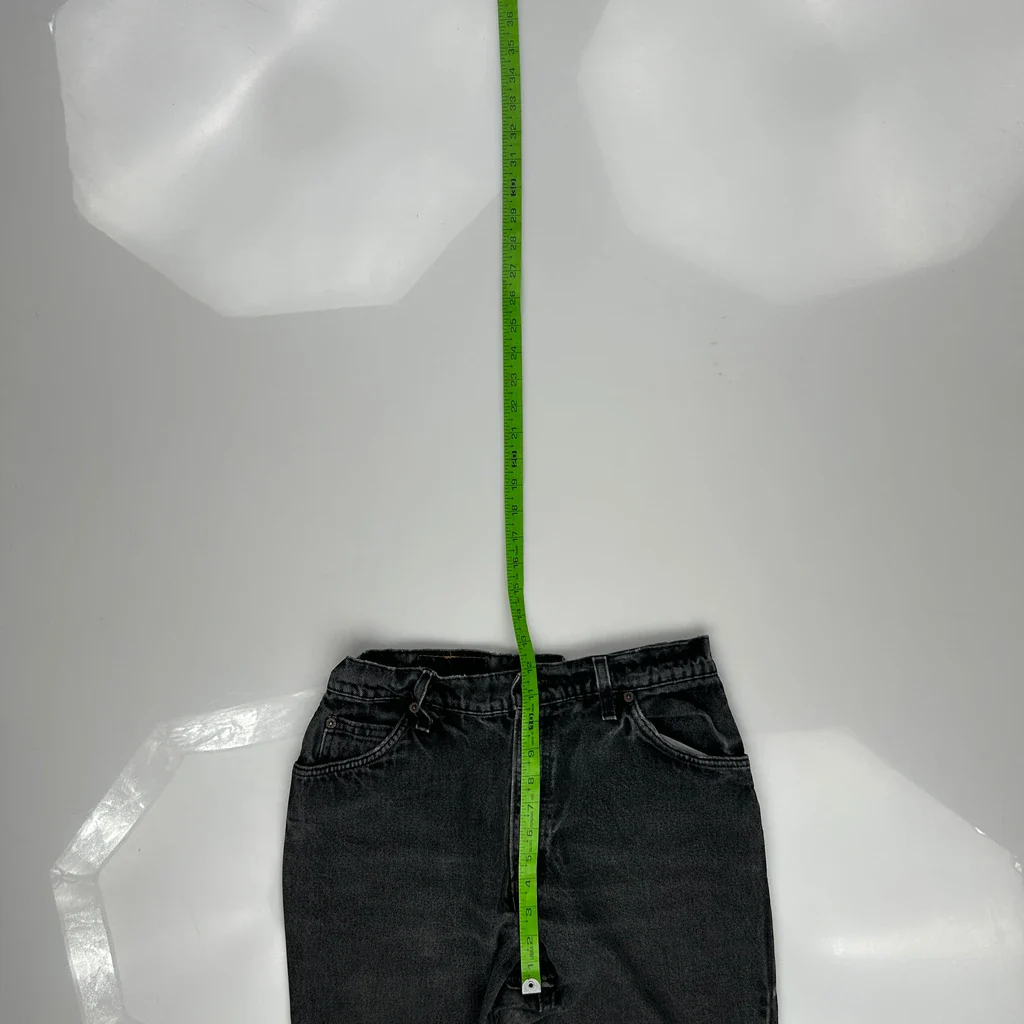 Made In USA Levis 950 Jeans - 28W UK 10 Black Cotton - Image 4