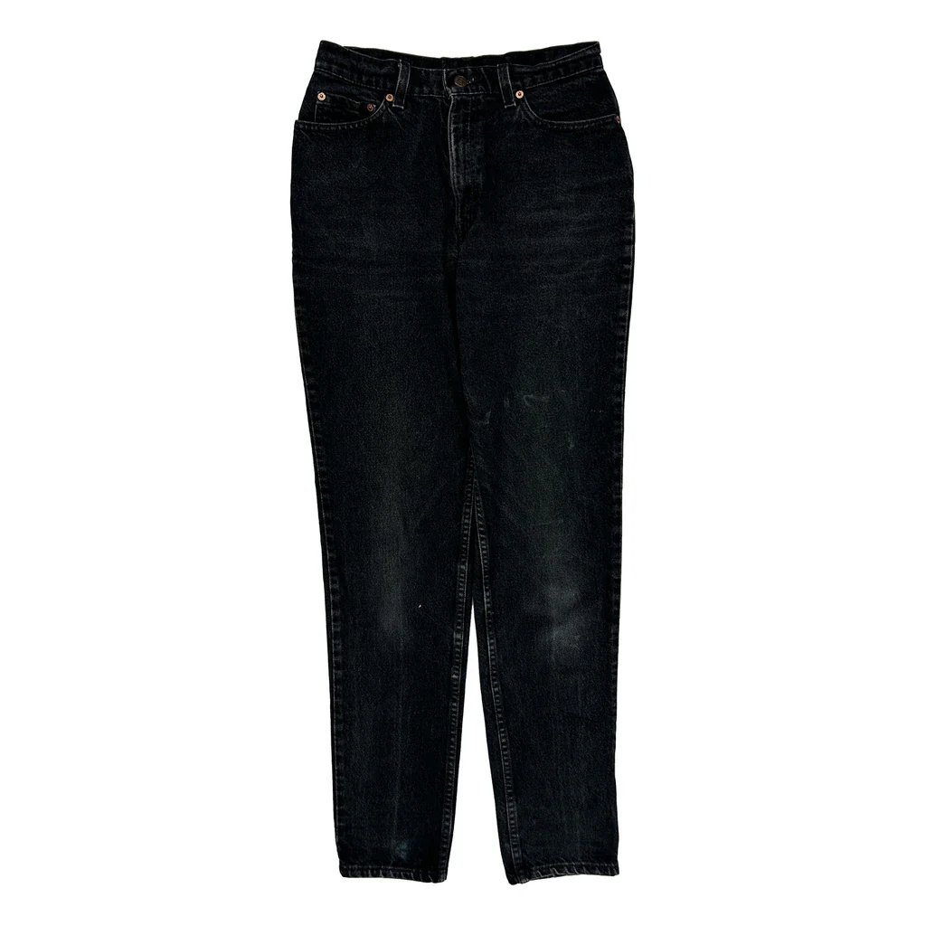 Made In USA Levis 512 Jeans - 28W UK 8 Black Denim - Image 2