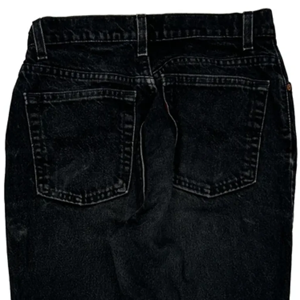 Made In USA Levis 512 Jeans - 28W UK 8 Black Denim - Image 7