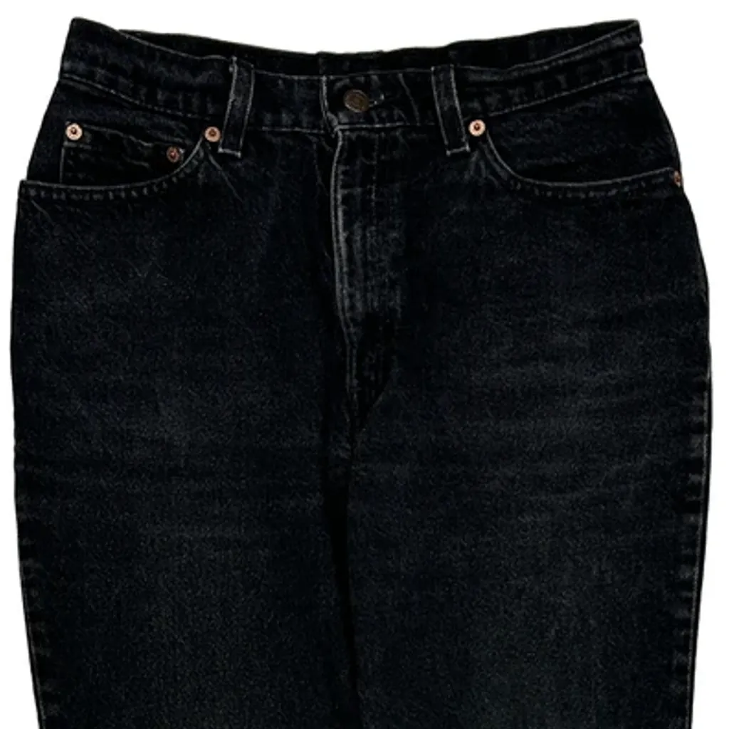 Made In USA Levis 512 Jeans - 28W UK 8 Black Denim - Image 8