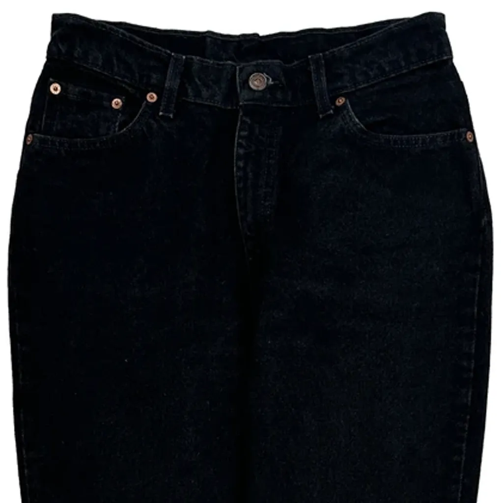 Made In USA Levis 512 Jeans - 29W UK 10 Black Cotton - Image 9
