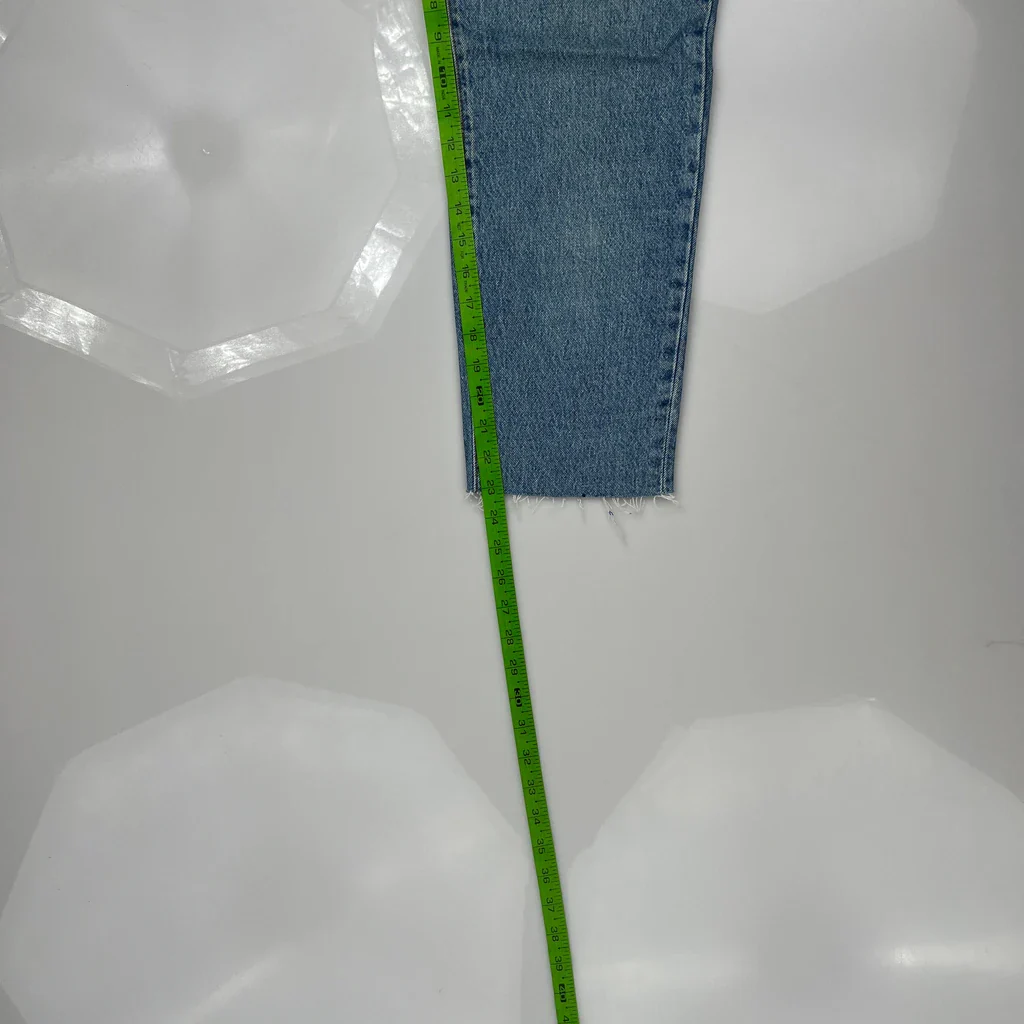Made In USA Levis Cropped Jeans - 25W US 2 Blue Cotton - Image 5