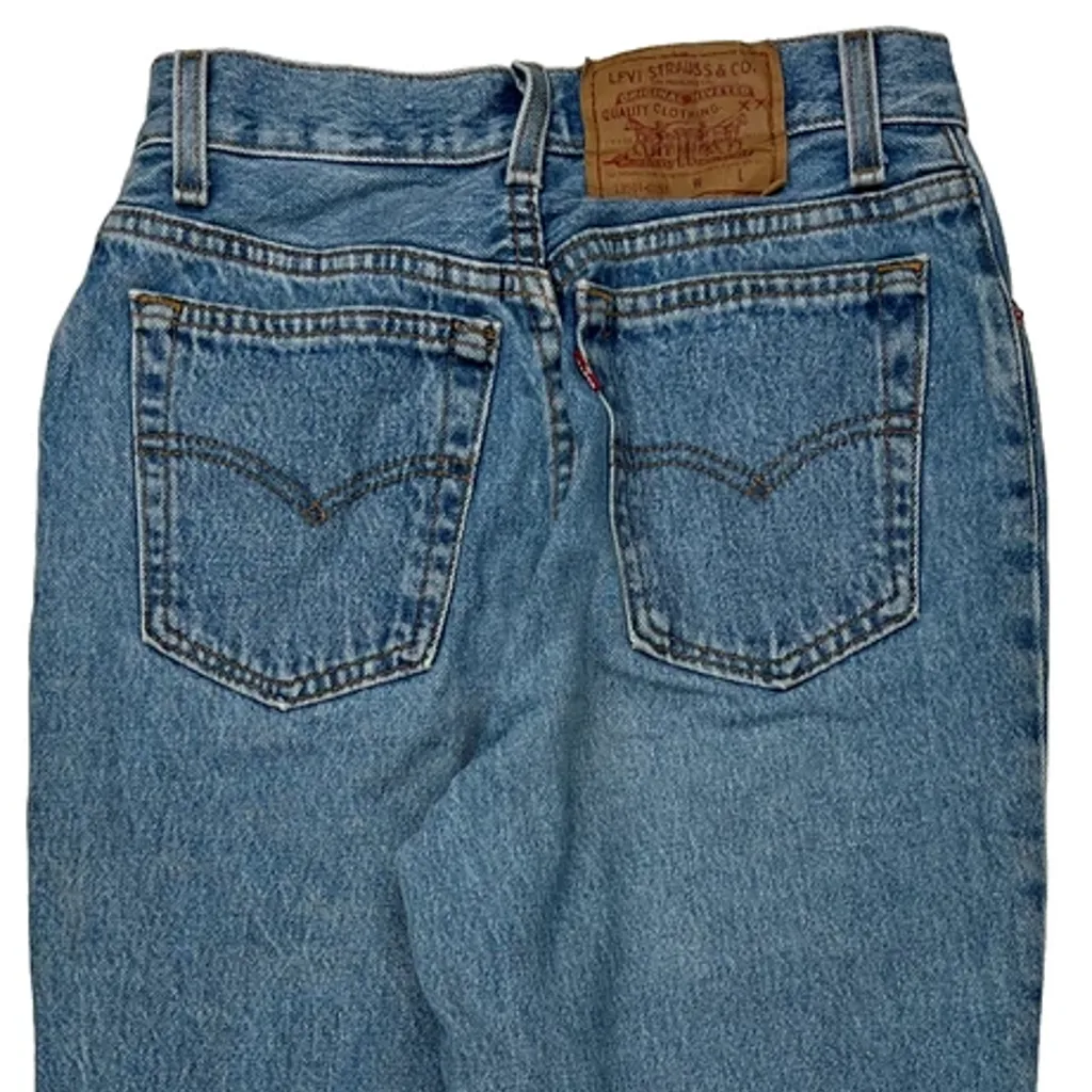 Made In USA Levis Cropped Jeans - 25W US 2 Blue Cotton - Image 7