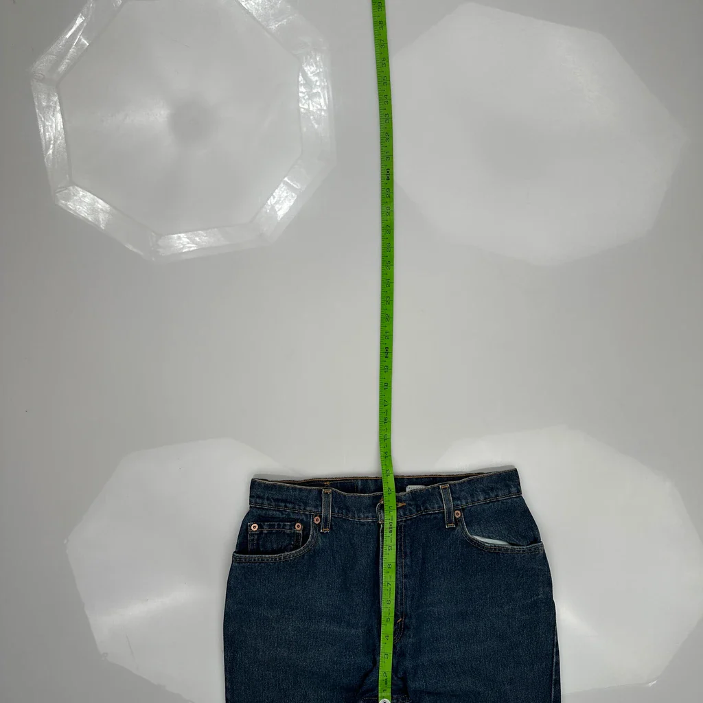 Made In USA Levis 550 Jeans - 30W UK 10 Blue Cotton - Image 4