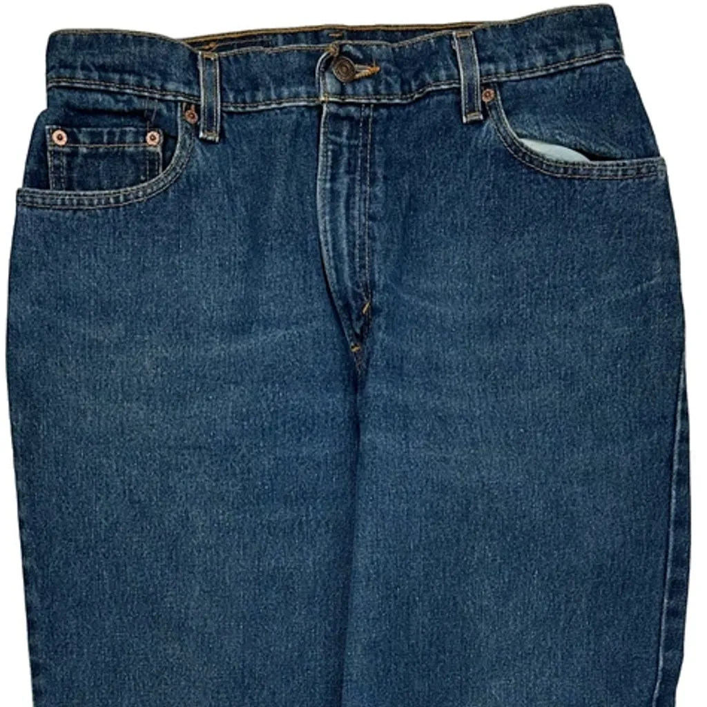 Made In USA Levis 550 Jeans - 30W UK 10 Blue Cotton - Image 9