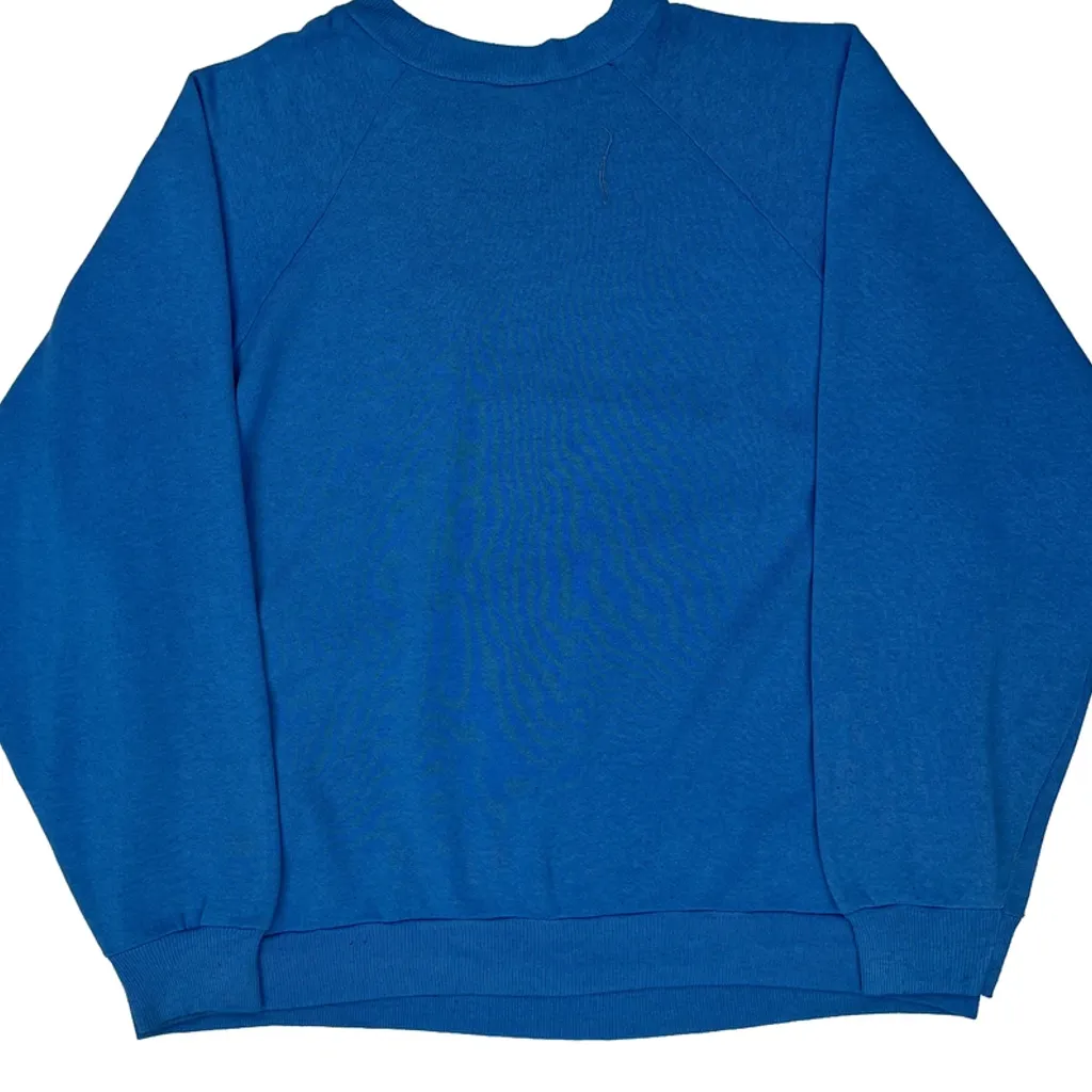 Made In USA Looney Tunes Kentucky Taz Attack Sweatshirt - Large Blue Cotton - Image 6