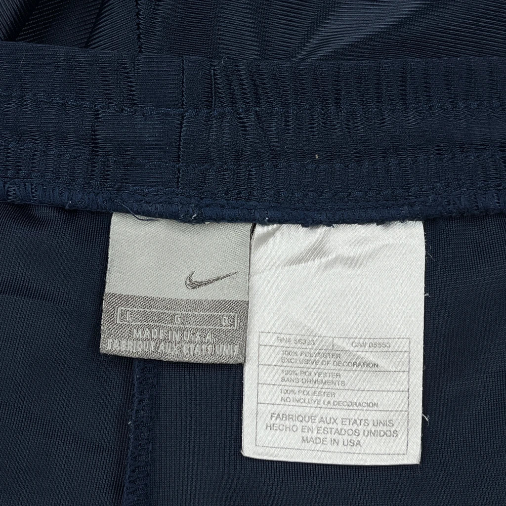 Made In USA Nike Sport Shorts - Large Navy Polyester - Image 3
