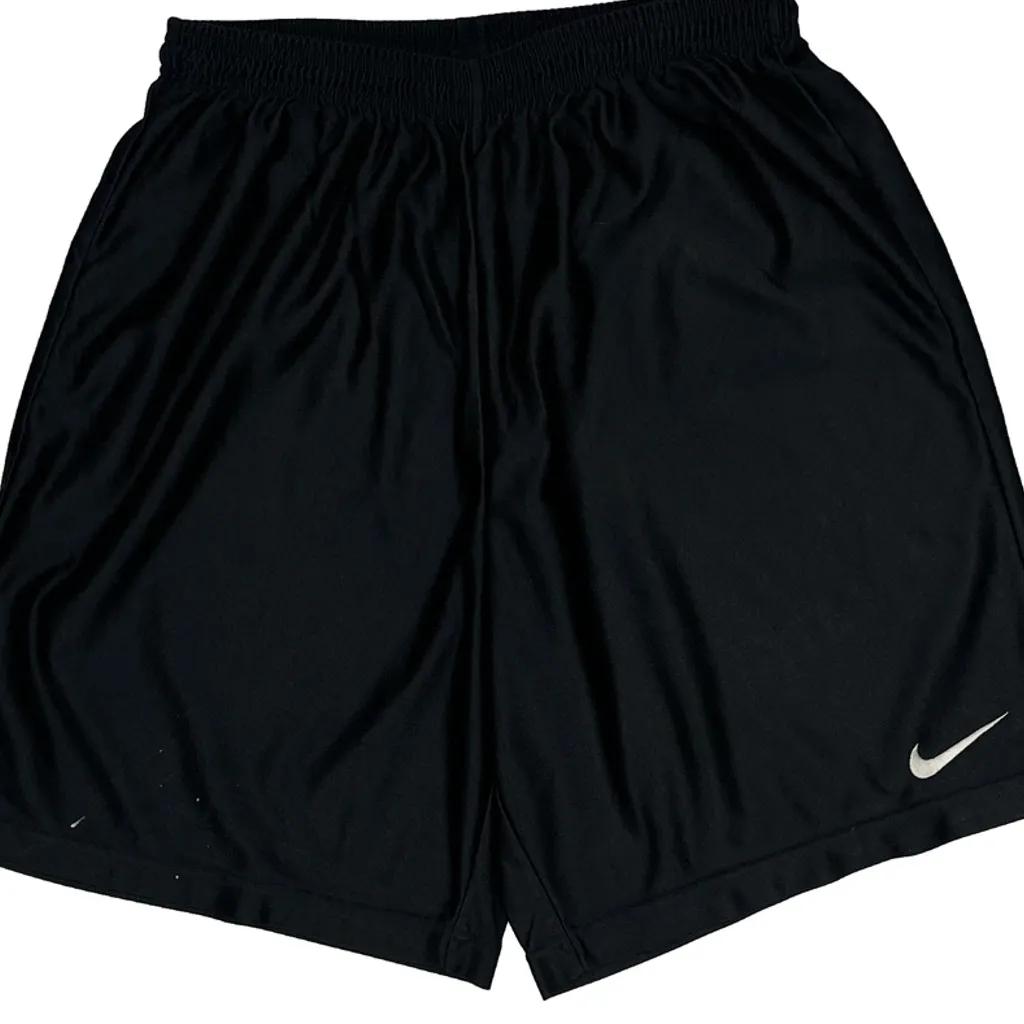 Made In USA Nike Sport Shorts - Large Black Polyester - Image 4
