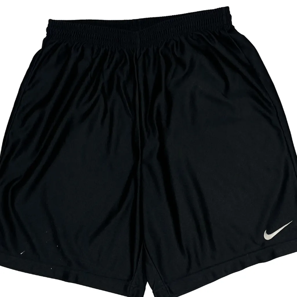 Made In USA Nike Sport Shorts - Large Black Polyester - Image 5