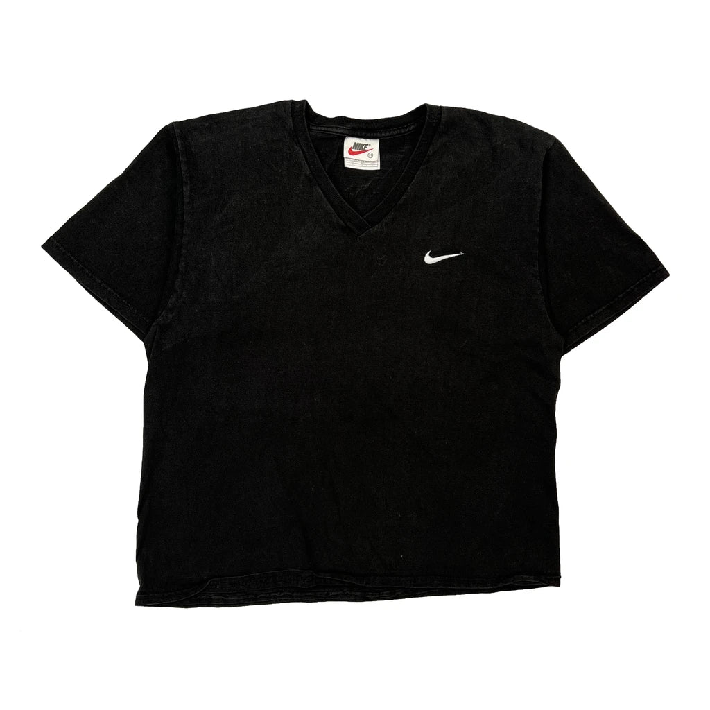 Made In USA Nike T-Shirt - Medium Black Cotton