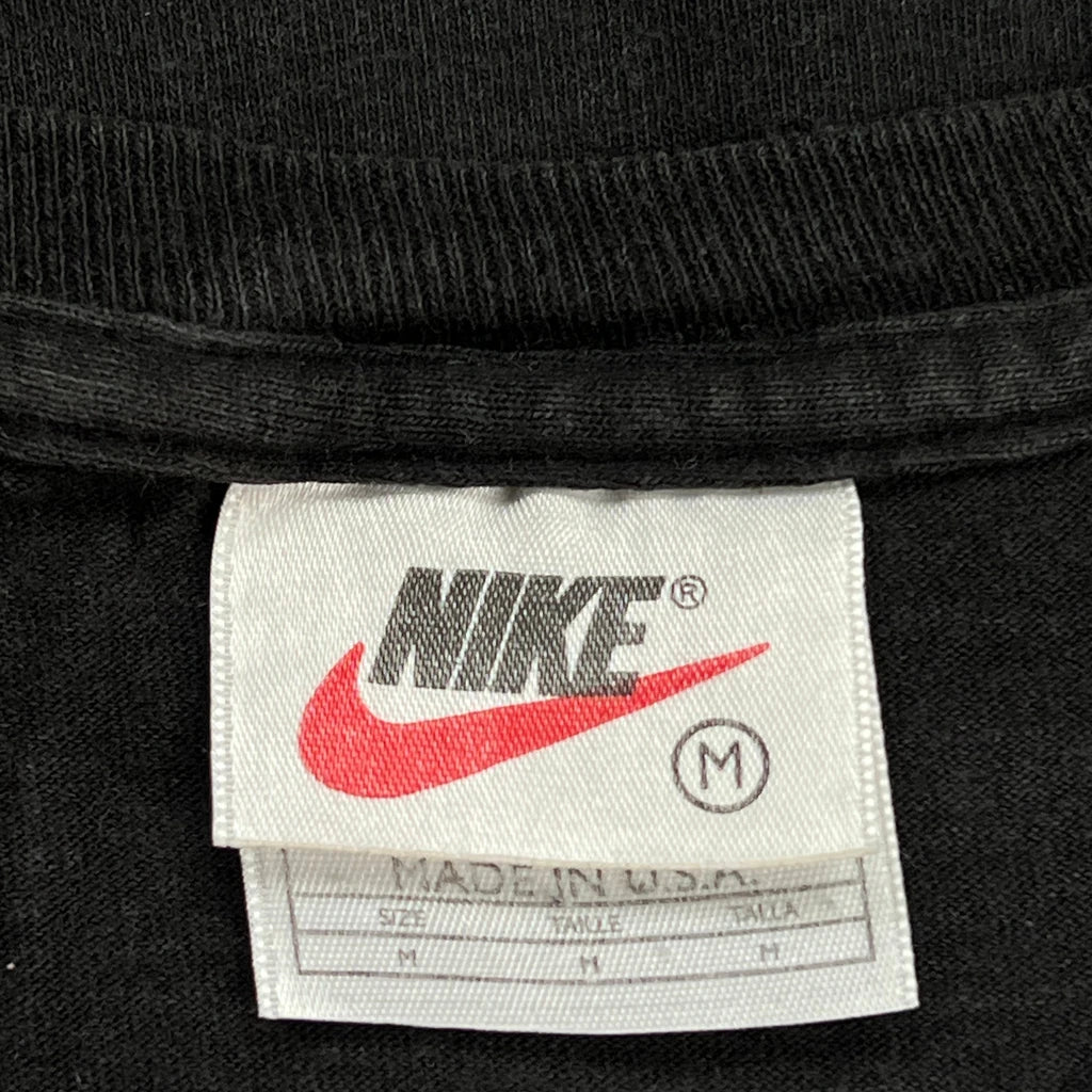 Made In USA Nike T-Shirt - Medium Black Cotton - Image 3