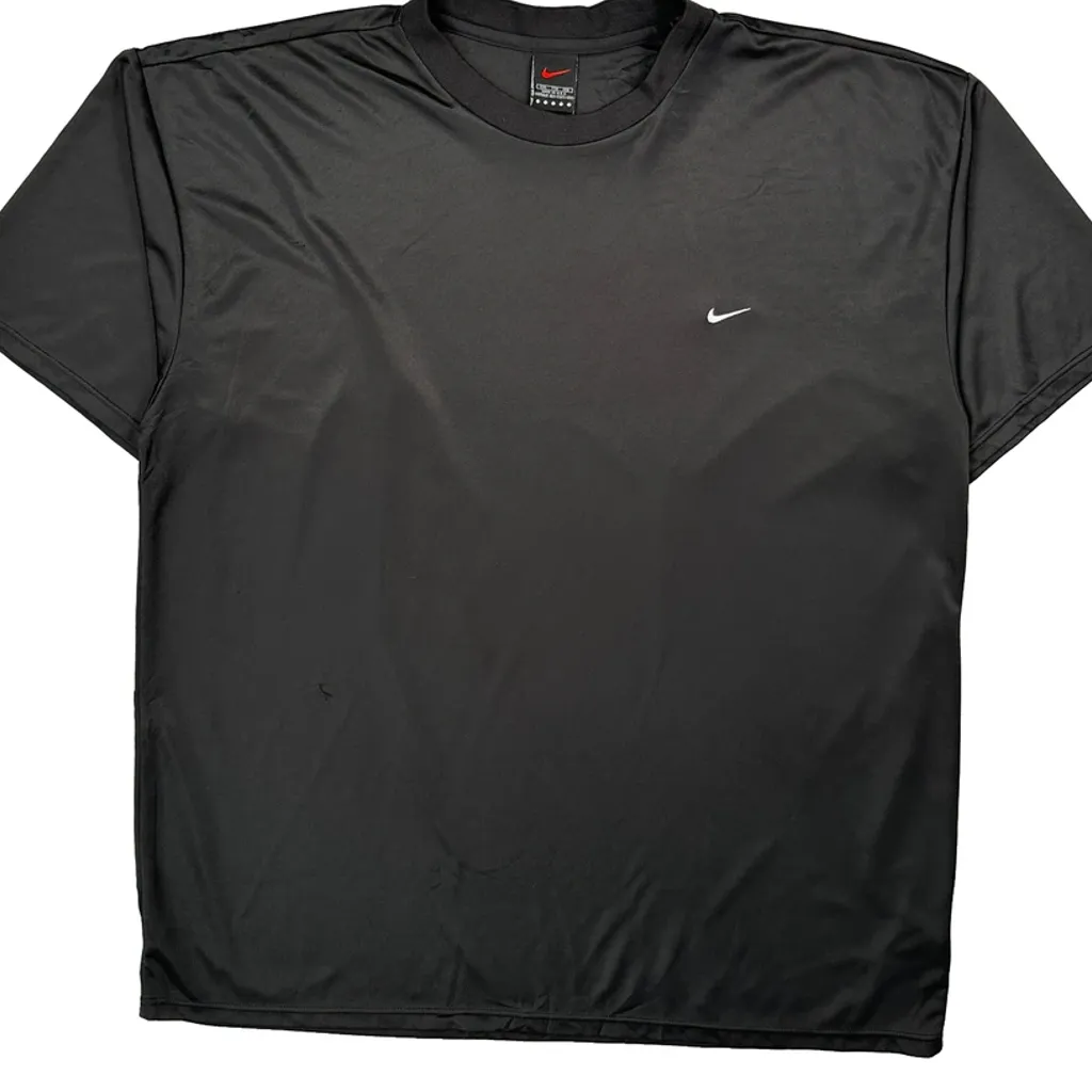 Made In USA Nike T-Shirt - 2XL Black Polyester - Image 5