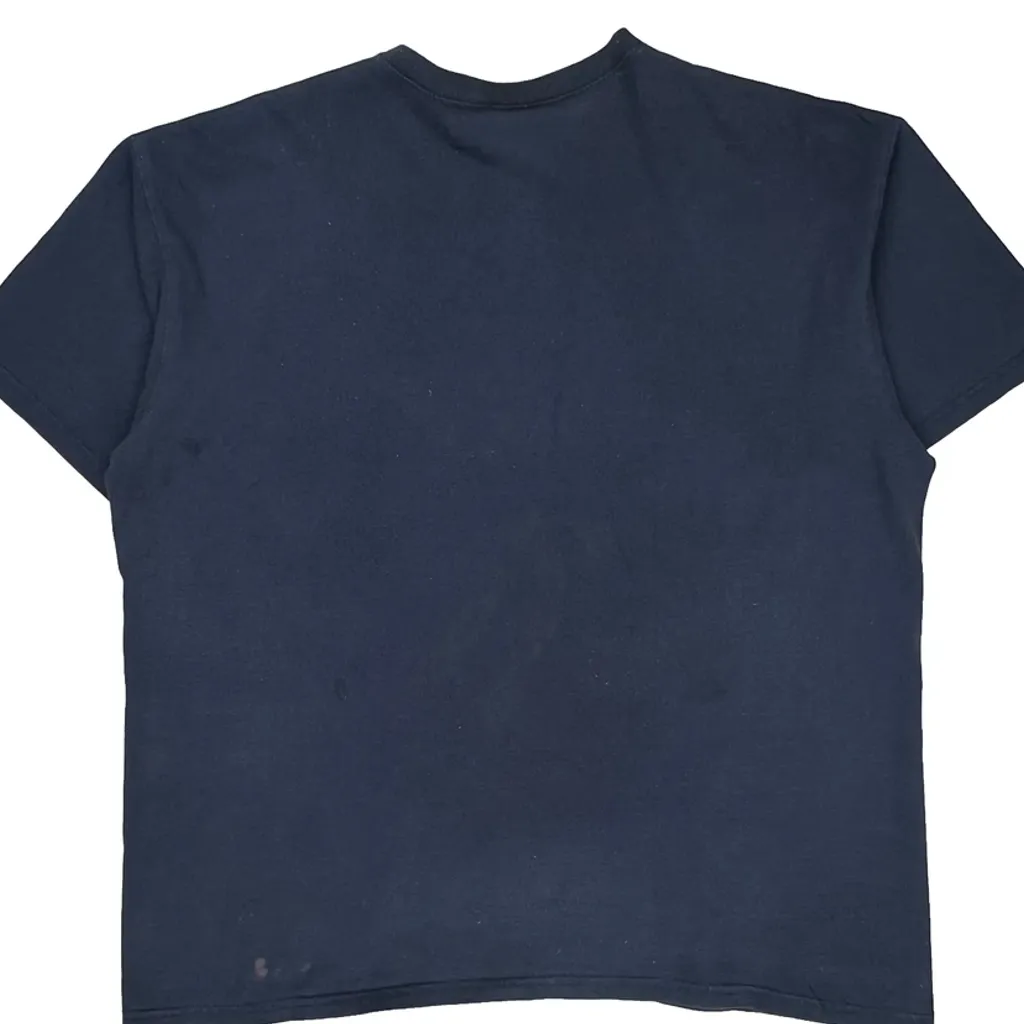 Made In USA Nike T-Shirt - Large Blue Cotton - Image 6