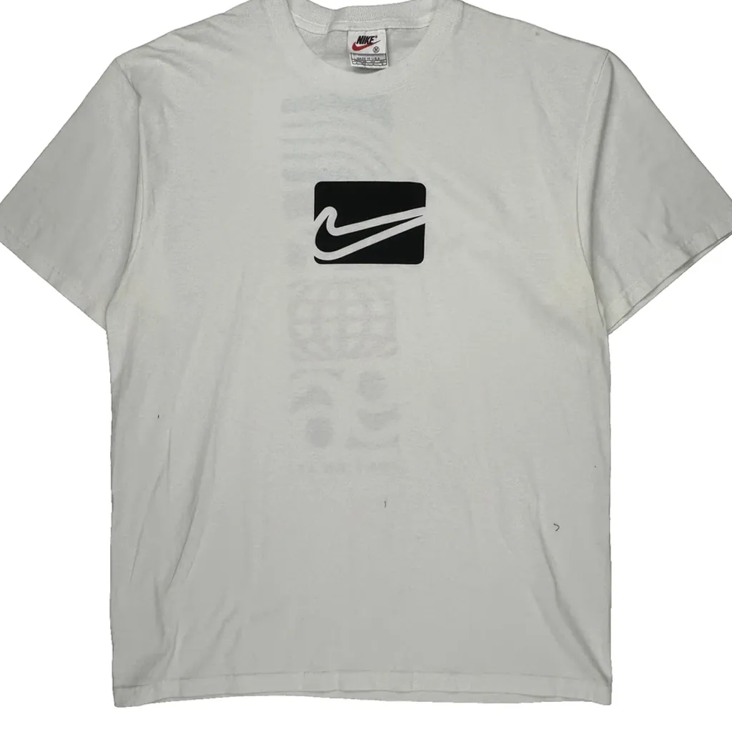 Made In USA Nike 1996 Just Do It T-Shirt - Medium White Cotton - Image 5