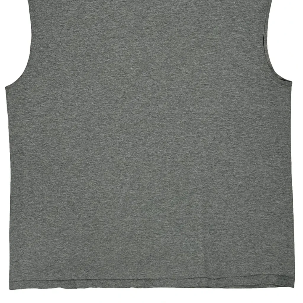 Made In USA Nike Vest - Large Grey Cotton - Image 6