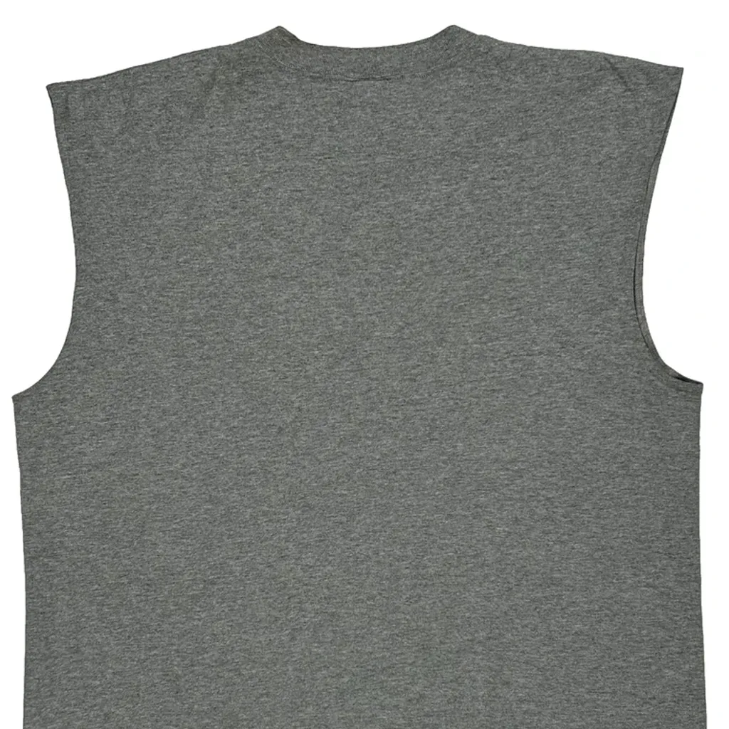 Made In USA Nike Vest - Large Grey Cotton - Image 7