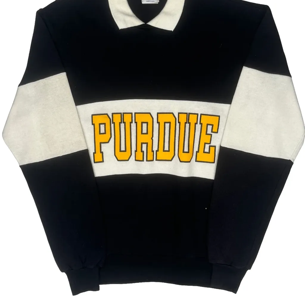 Made In USA Nutmeg College Sweatshirt - Large Black Cotton - Image 4