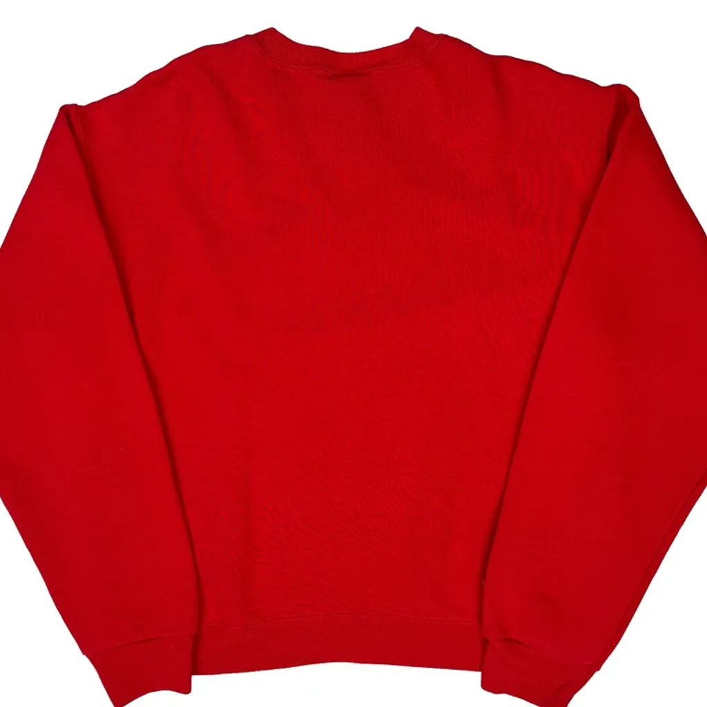 Made In USA Nutmeg 90S Blank Sweatshirt - XL Red Cotton - Image 7
