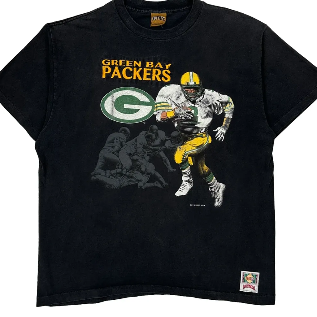 Made In USA Nutmeg Nfl T-Shirt - XL Black Cotton - Image 5