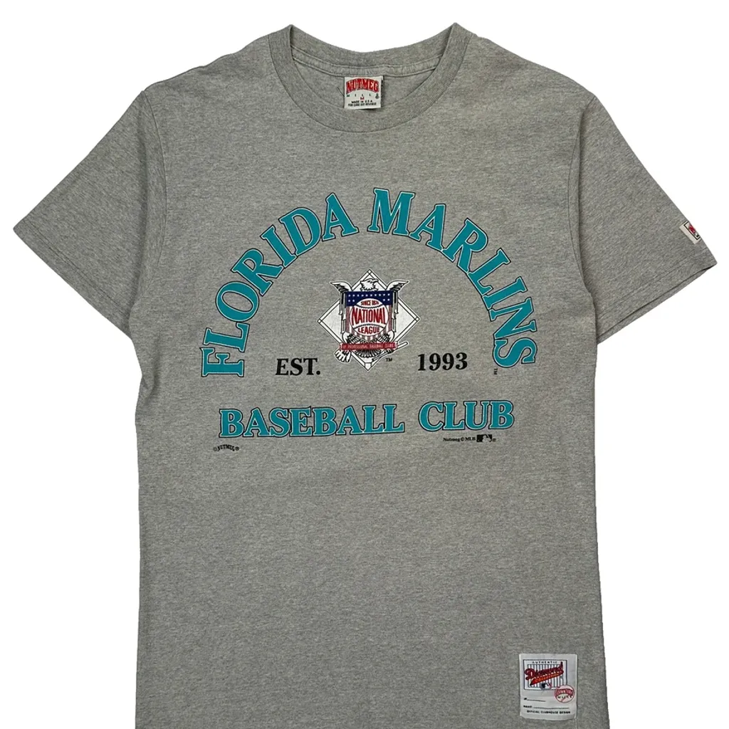 Made In USA Nutmeg Mlb T-Shirt - Medium Grey Cotton - Image 4