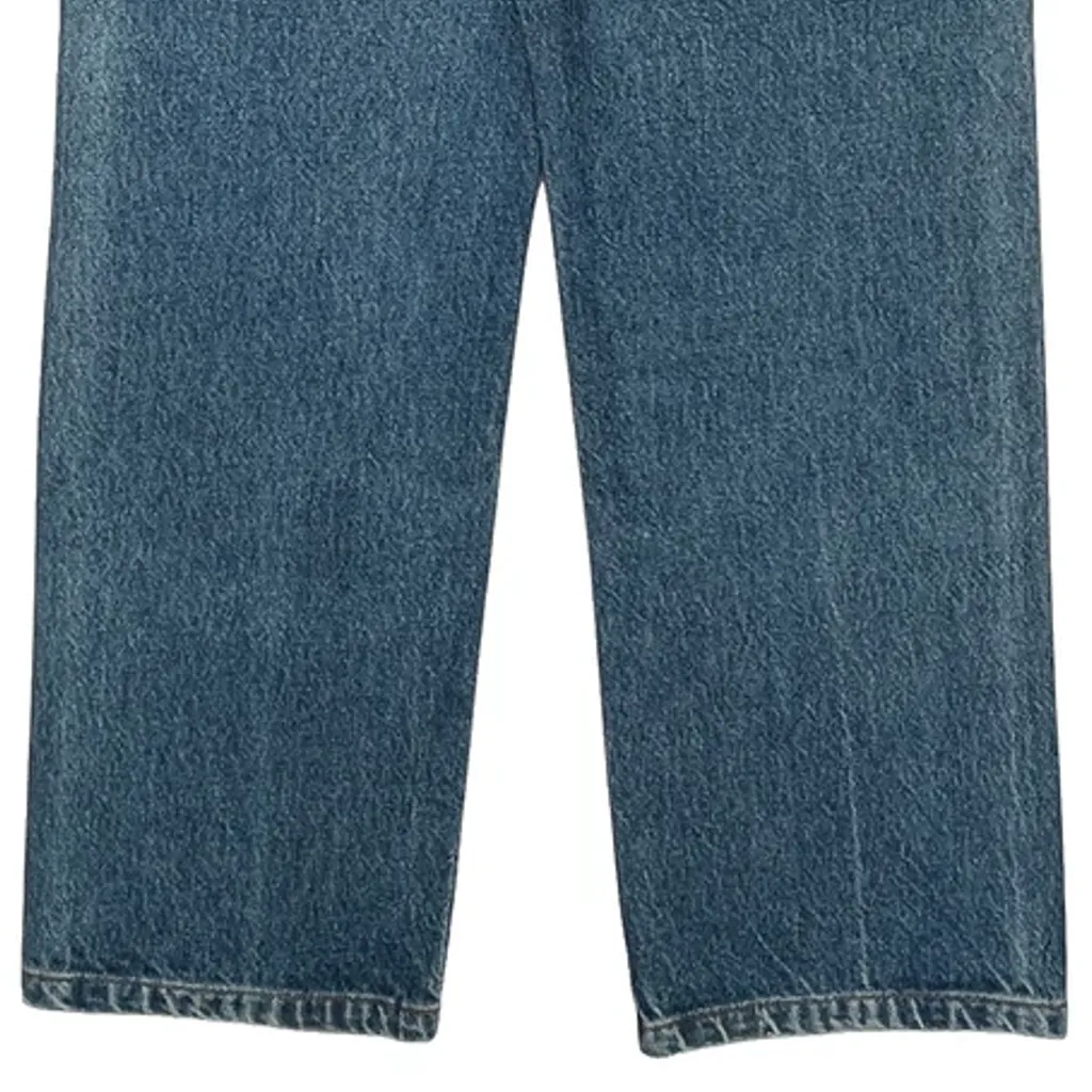 Made In USA Orange Tab Levis 505 Jeans - 32W 30L Blue Cotton - Image 7