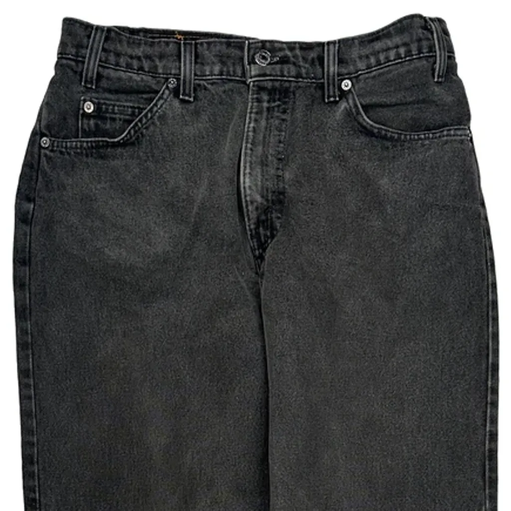 Made In USA Orange Tab Levis 560 Jeans - 30W 34L Grey Cotton - Image 9
