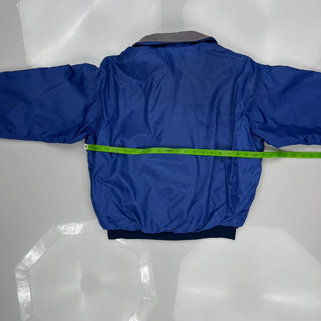Made In USA Patagonia Reversible Jacket - Medium Blue Polyester - Image 3