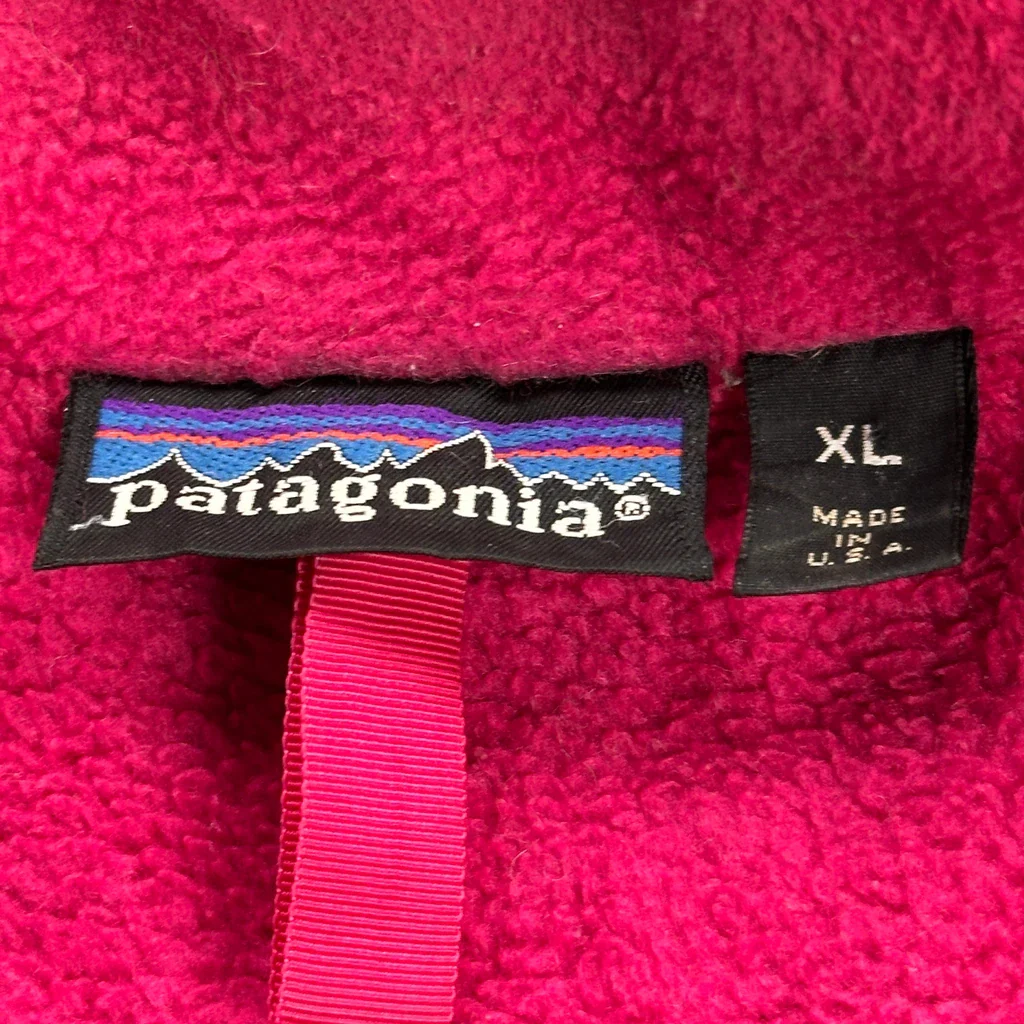 Made In USA Patagonia Jacket - XL Green Polyester - Image 3