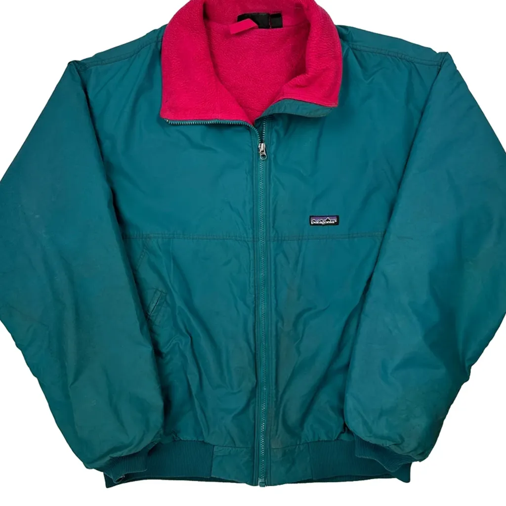 Made In USA Patagonia Jacket - XL Green Polyester - Image 4