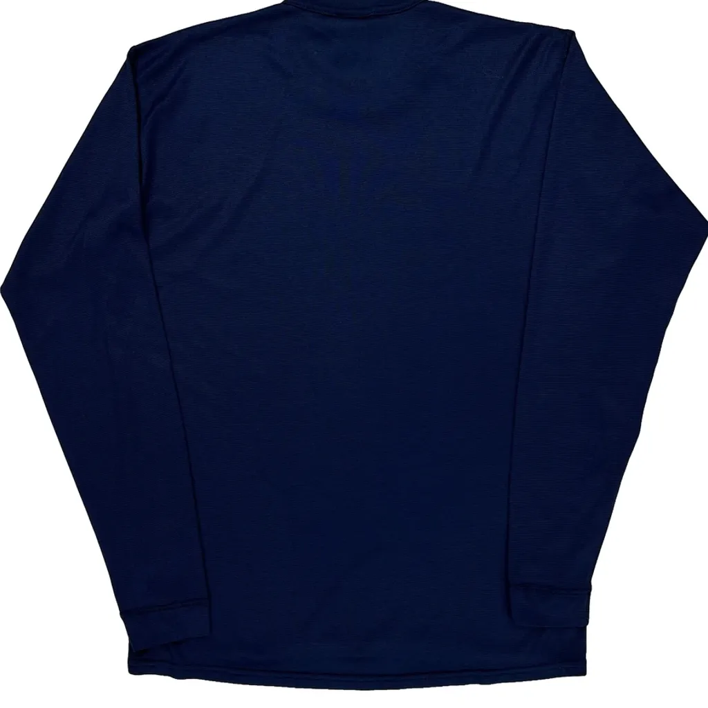Made In USA Patagonia Capeline Thermal Long Sleeve T-Shirt - Medium Blue Polyester - Image 7