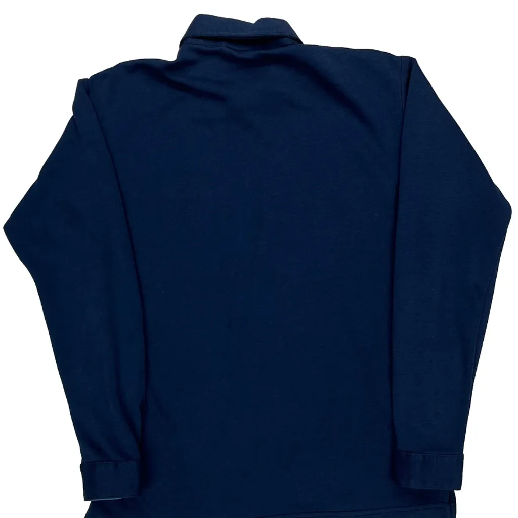 Made In USA Patagonia Polo Shirt - Medium Blue Cotton - Image 6