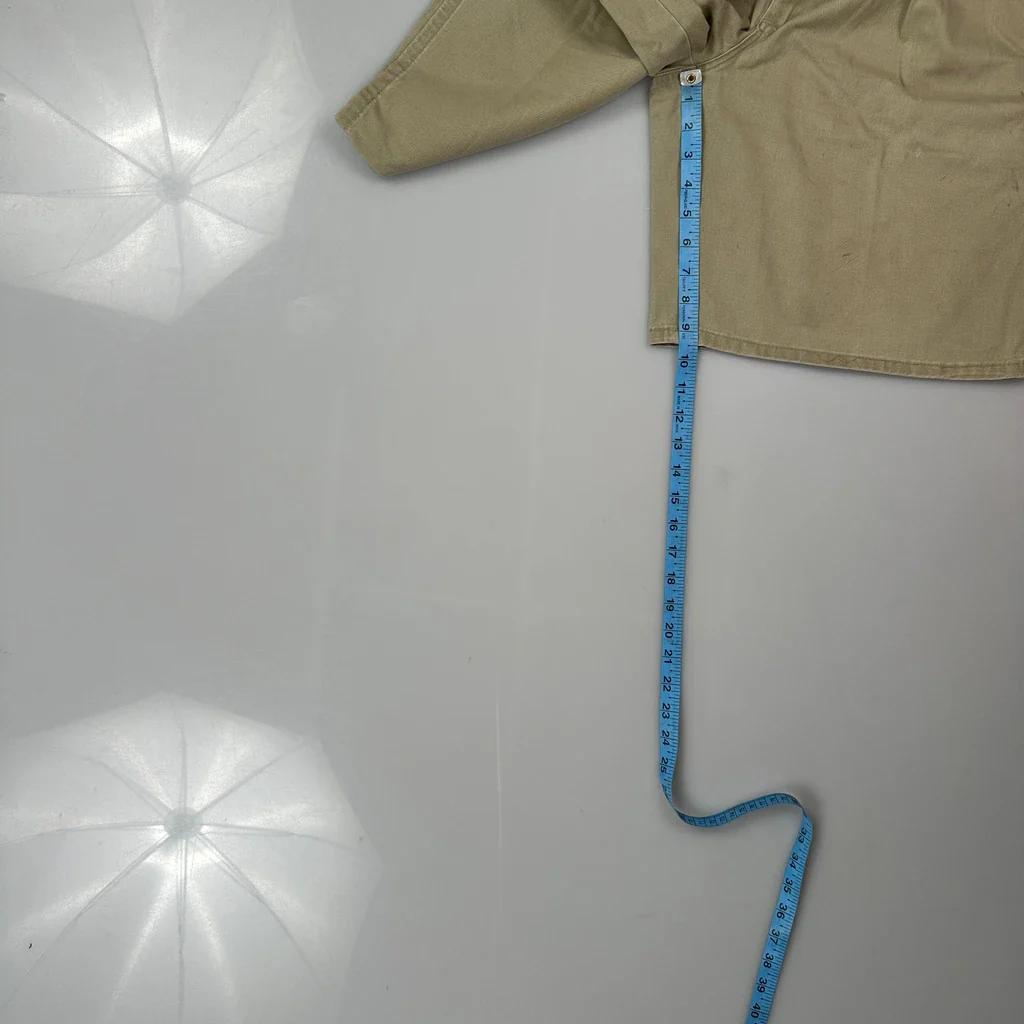 Made In USA Polo By Ralph Lauren Chino Shorts - 34W 9L Khaki Cotton - Image 5