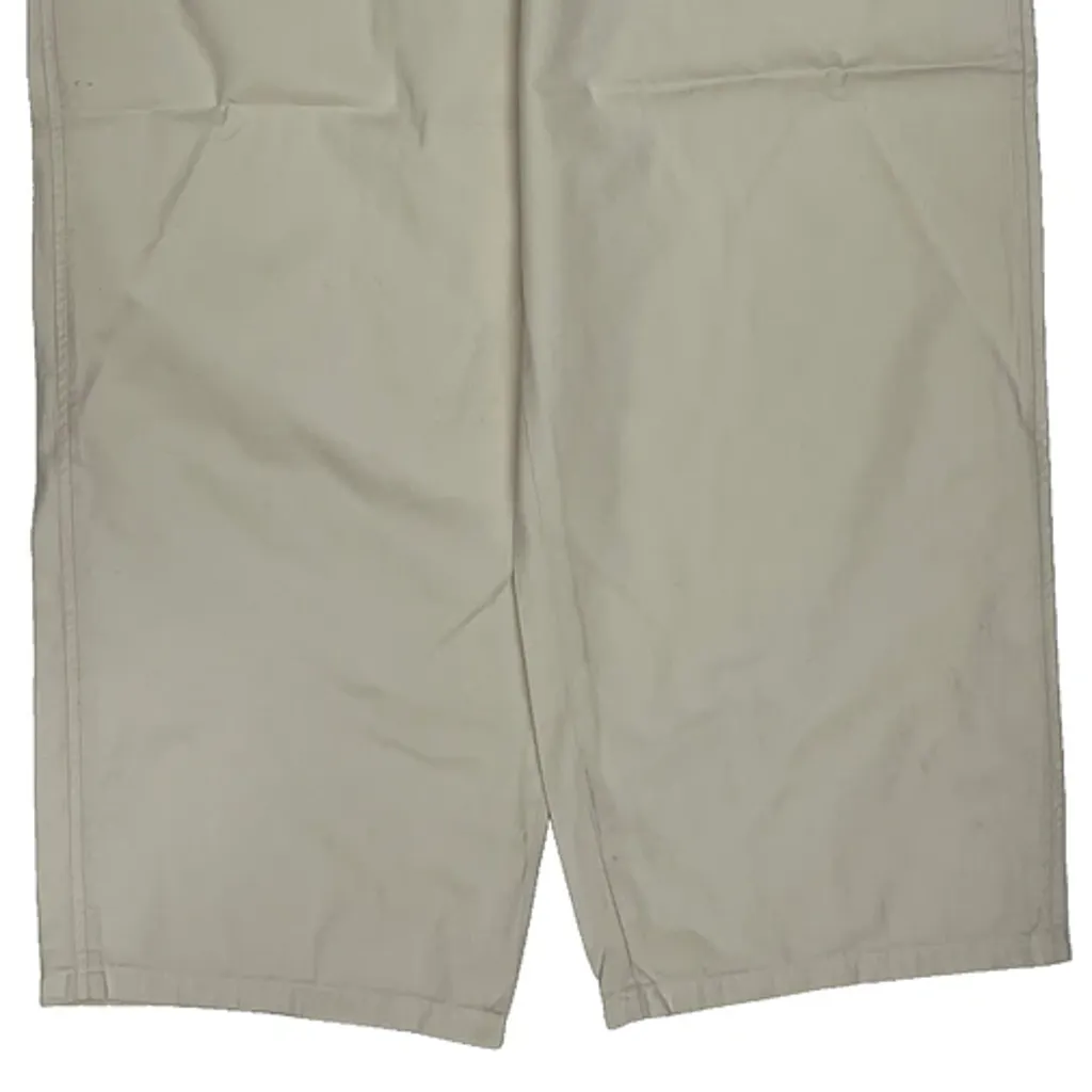 Made In USA Polo By Ralph Lauren Pleated Chinos - 32W 26L Beige Cotton - Image 9