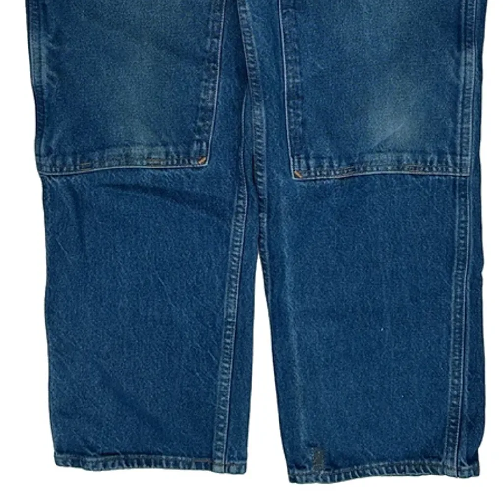 Made In USA Prison Blues Double Knee Carpenter Jeans - 32W 32L Blue Denim - Image 9