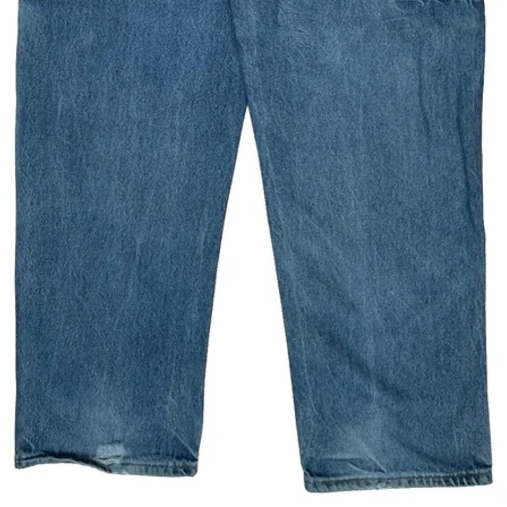 Made In USA Prison Blues Double Knee Carpenter Jeans - 34W 34L Blue Denim - Image 8