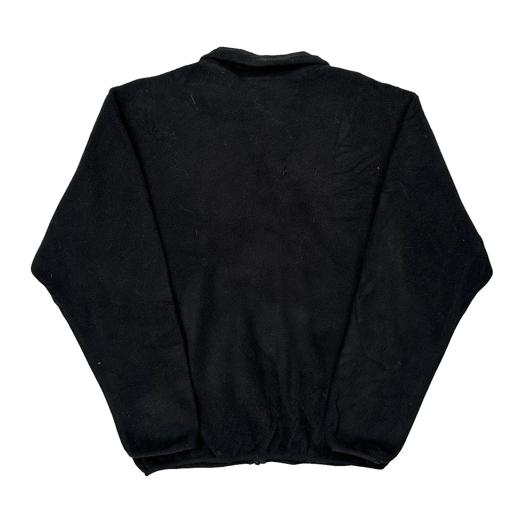Made In USA Rei Fleece Jacket - Medium Black Polyester - Image 2