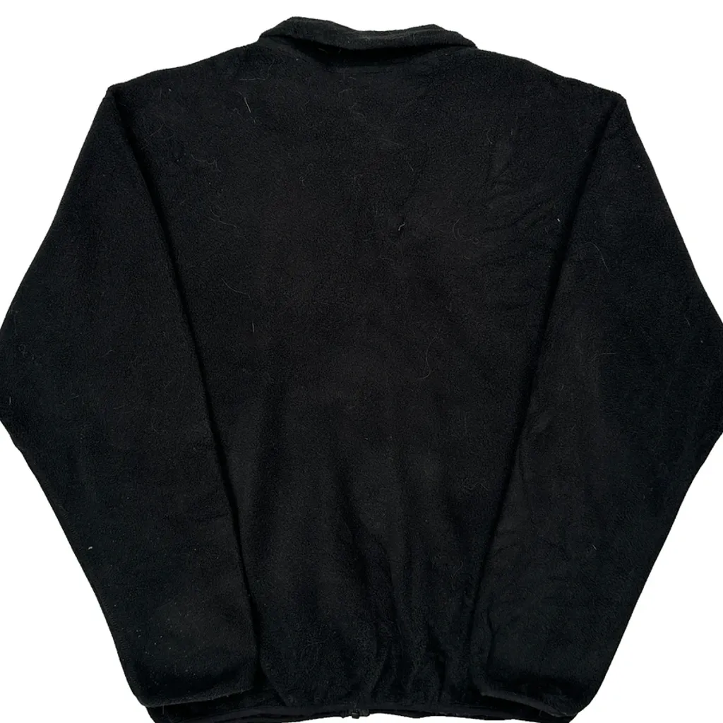 Made In USA Rei Fleece Jacket - Medium Black Polyester - Image 6