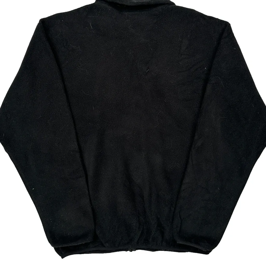 Made In USA Rei Fleece Jacket - Medium Black Polyester - Image 7