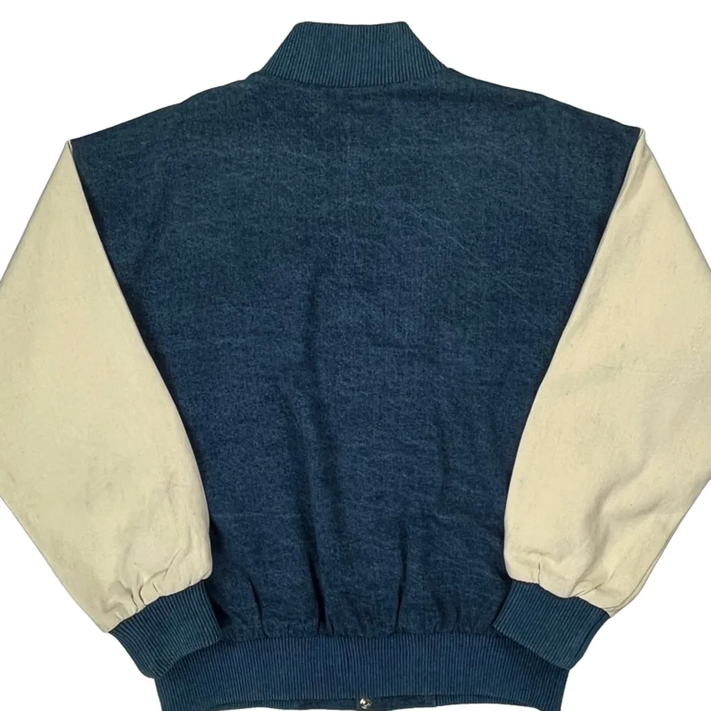 Made In USA Royal Pacific Texas Station Las Vegas Varsity Jacket - XL Blue Cotton - Image 7
