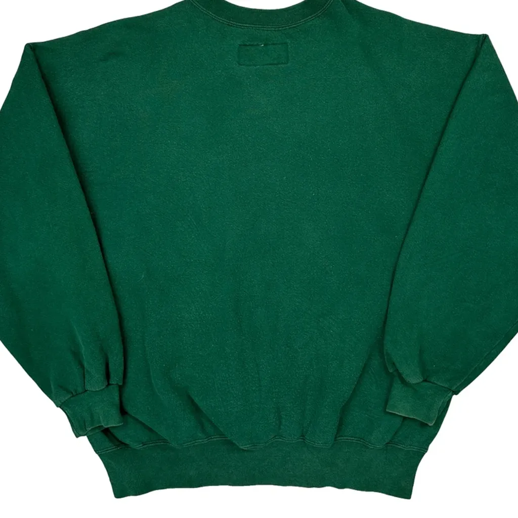 Made In USA Russell Athletic Sweatshirt - XL Green Cotton - Image 7