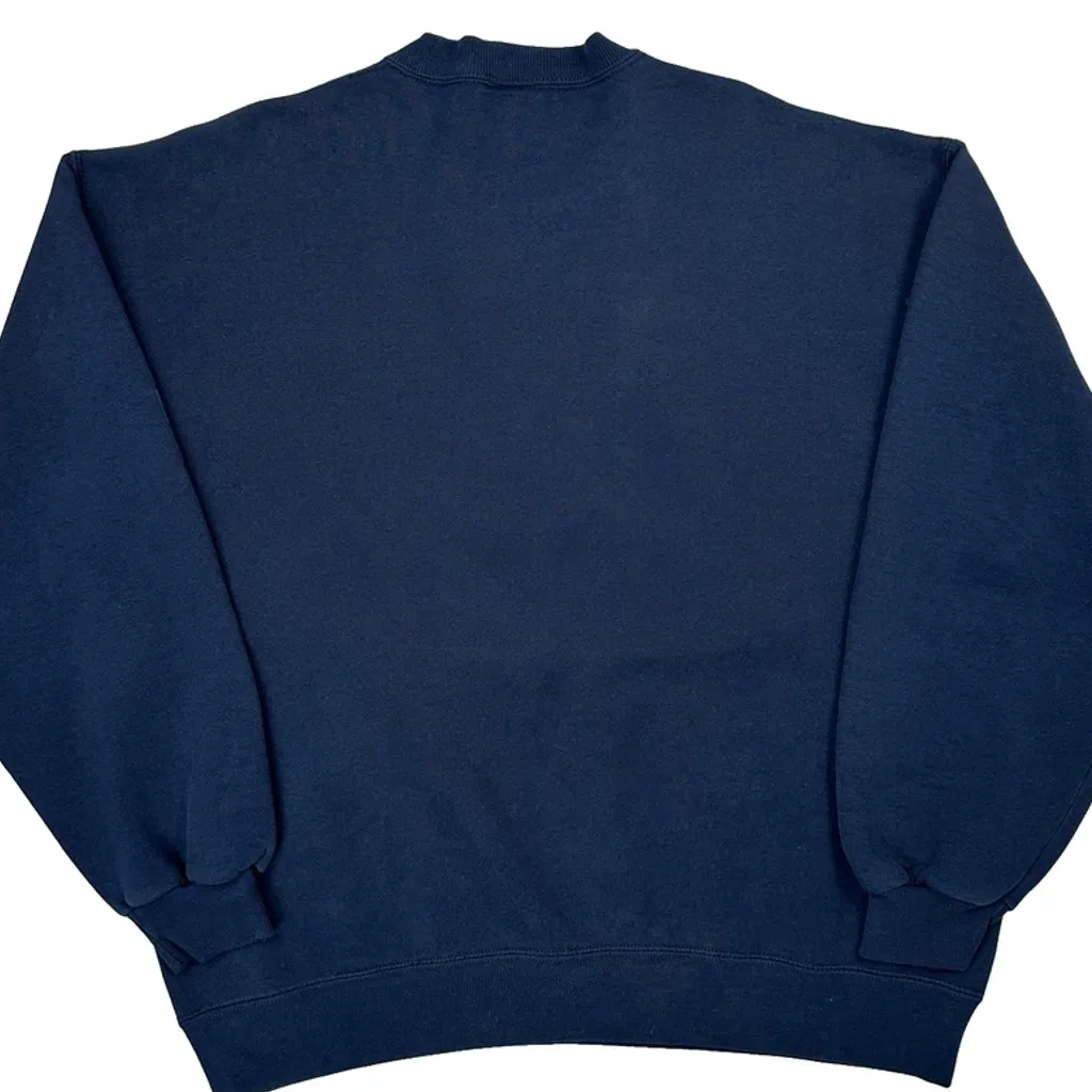 Made In USA Russell Athletic Sweatshirt - XL Navy Cotton - Image 7