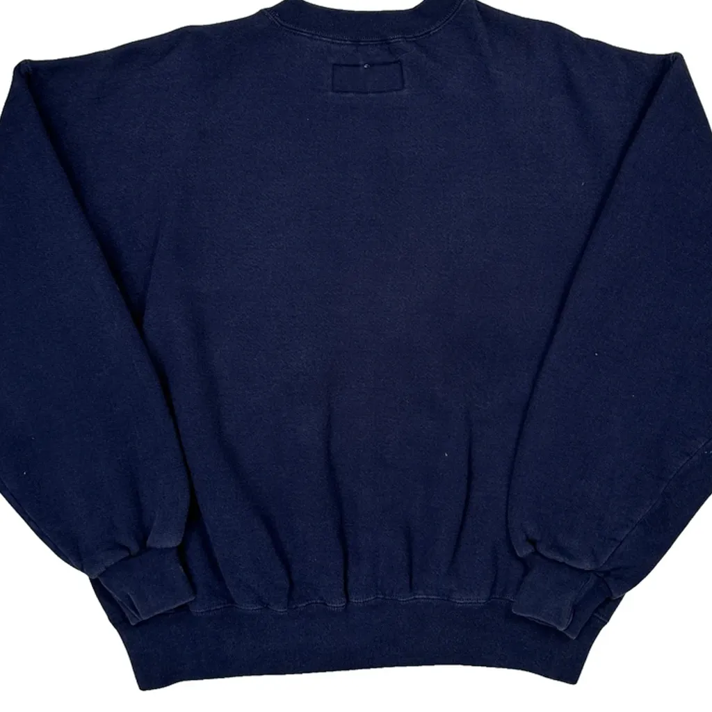 Made In USA Russell Athletic College Sweatshirt - XL Navy Cotton - Image 6