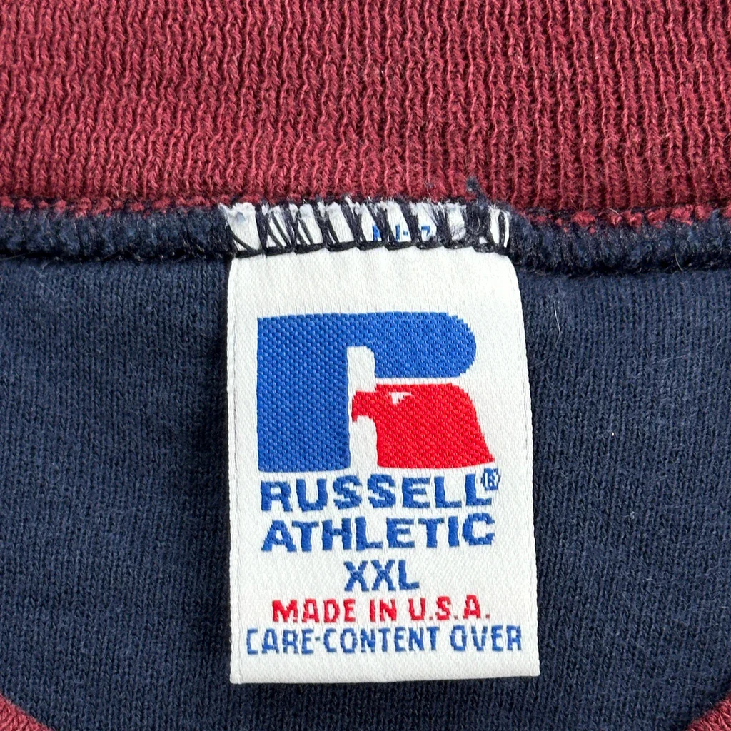 Made In USA Russell Athletic Sweatshirt - 2XL Navy Cotton - Image 3