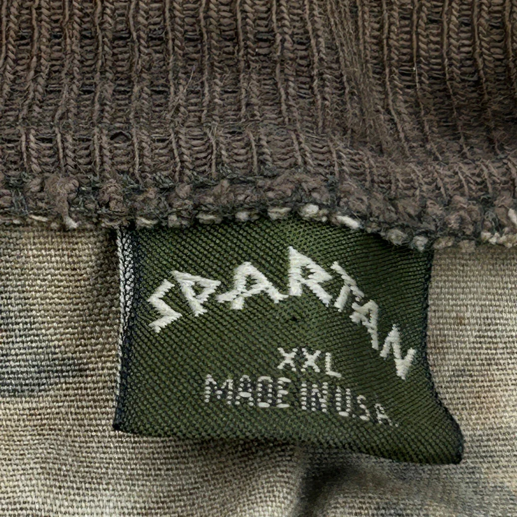 Made In USA Spartan Camo Bomber Jacket - 2XL Green Polyester Blend - Image 3
