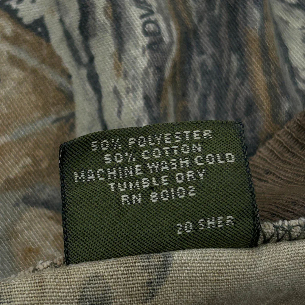 Made In USA Spartan Camo Bomber Jacket - 2XL Green Polyester Blend - Image 4