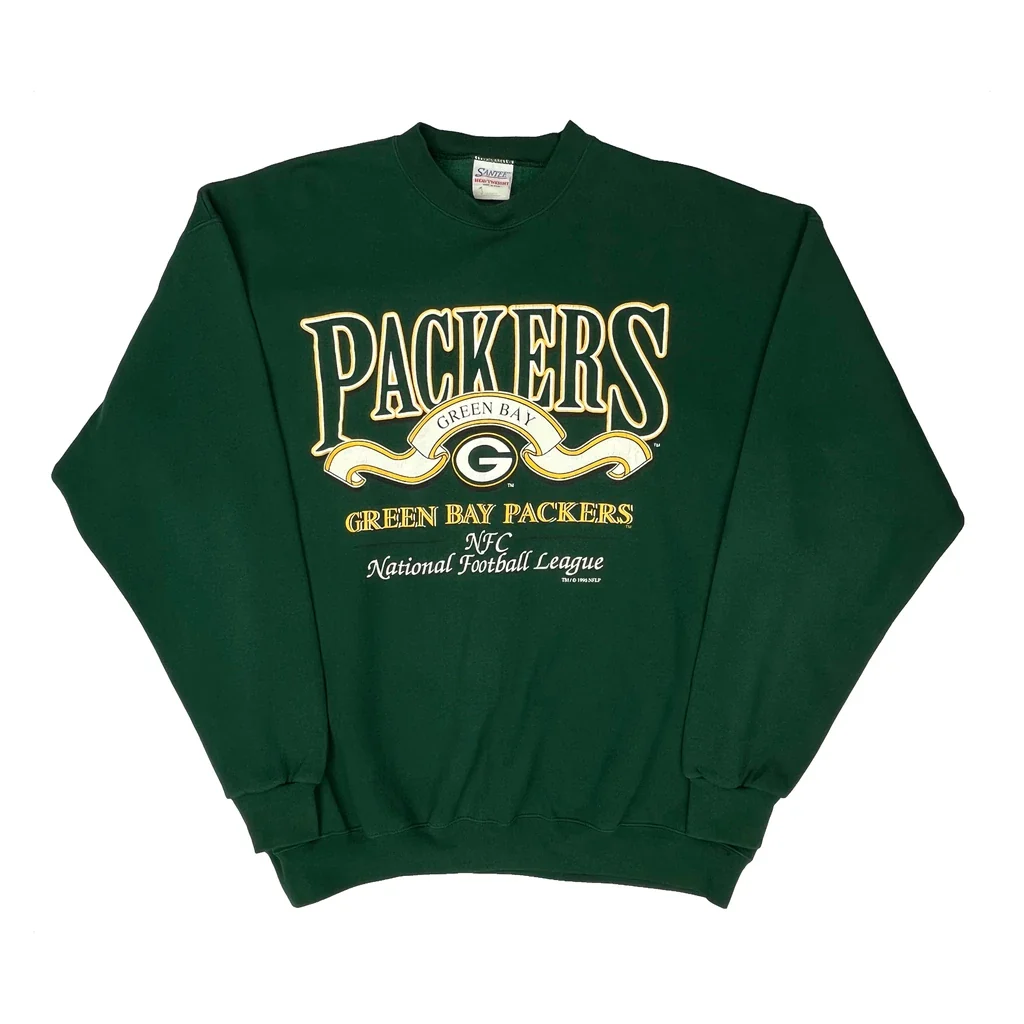Made In USA Starter Green Bay Packers Sweatshirt - XL Green Cotton