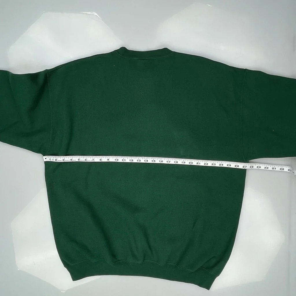 Made In USA Starter Green Bay Packers Sweatshirt - XL Green Cotton - Image 3