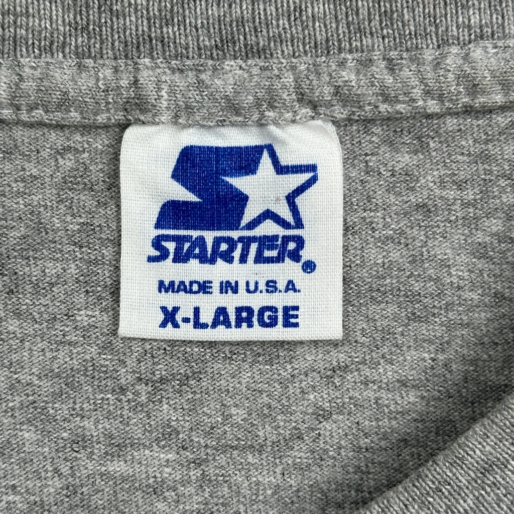 Made In USA Starter Graphic T-Shirt - XL Grey Cotton - Image 3