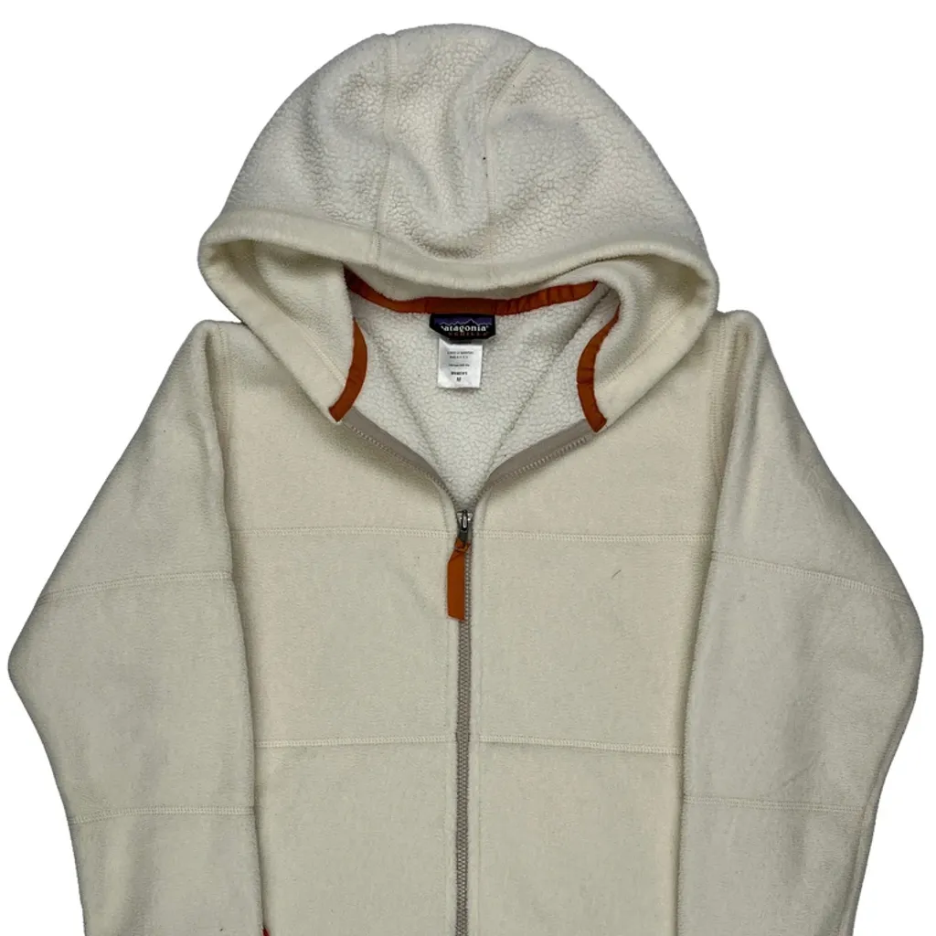 Made In USA Synchilla Patagonia Fleece - Medium Cream Polyester - Image 5