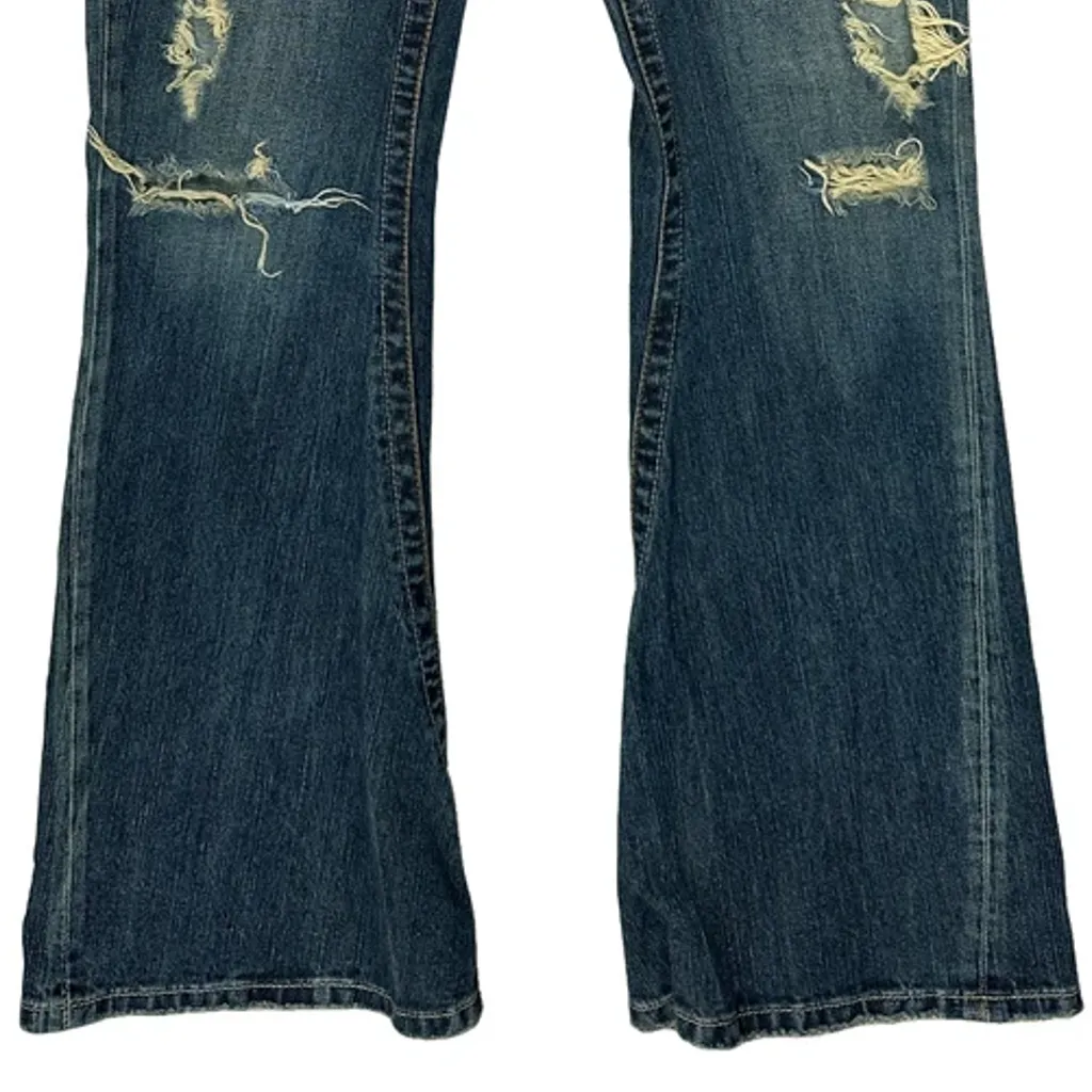 Made In USA True Religion Boot Cut Jeans - 31W 33L Blue Denim - Image 9